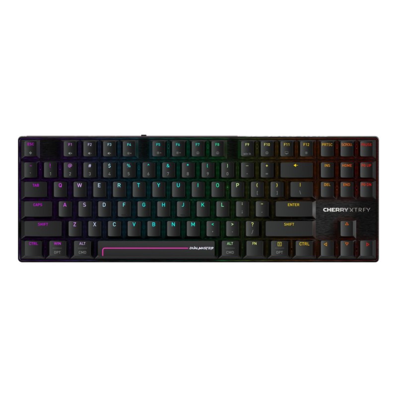 CHERRY MX 8.2 Pro TMR Wireless keyboard Gaming USB + RF Wireless + Bluetooth QWERTY US International Black