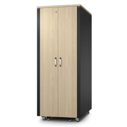 APC NetShelter Soundproof Serverschrank, 38HE, 230V, 1863H x 750W x 1134D mm, Ahorn