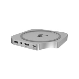 ICY BOX Club Dock 100 USB 3.2 Gen 2 (3.1 Gen 2) Type-C Argento