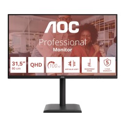 AOC E4 Q32E4U pantalla para PC 80 cm (31.5") 2560 x 1440 Pixeles Quad HD LED Negro