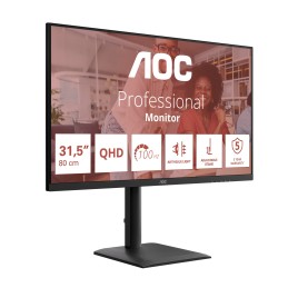 AOC E4 Q32E4U pantalla para PC 80 cm (31.5") 2560 x 1440 Pixeles Quad HD LED Negro