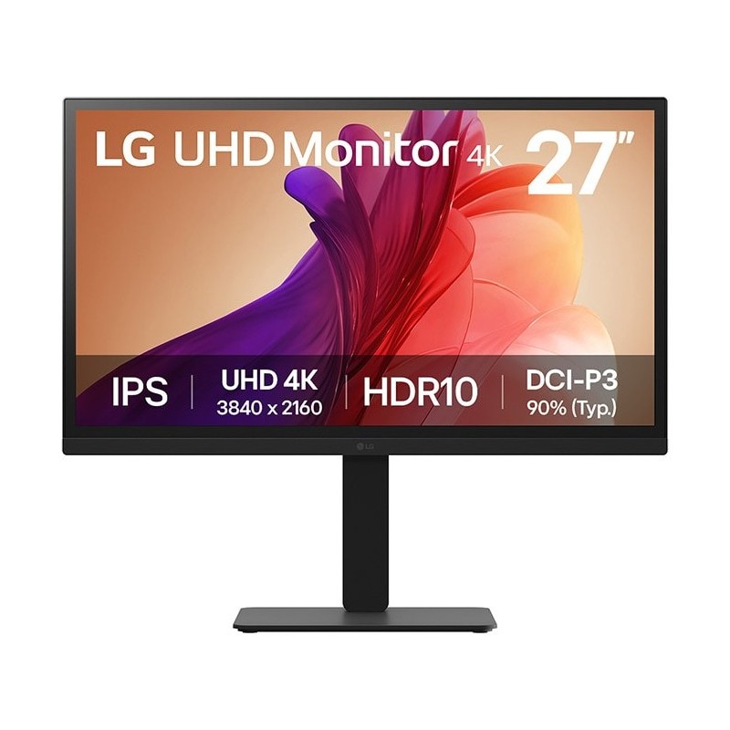 LG 27BA45U-B computer monitor 27" 3840 x 2160 pixels 4K Ultra HD Black