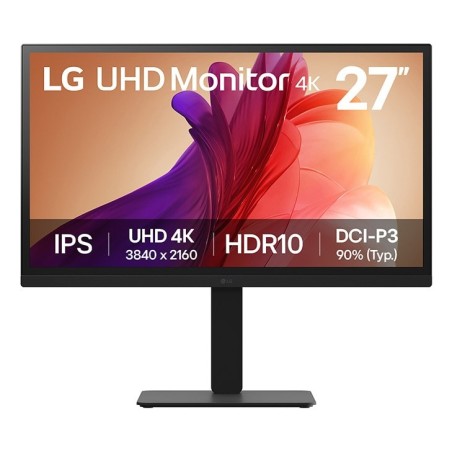LG 27BA45U-B pantalla para PC 68,6 cm (27") 3840 x 2160 Pixeles 4K Ultra HD Negro