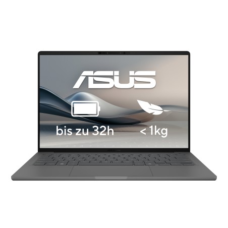 ASUS Zenbook A14 UX3407QA-QD496W Copilot+ PC Snapdragon X1-26-100 Ordinateur portable 35,6 cm (14") WUXGA 32 Go LPDDR5x-SDRAM 1