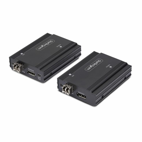 StarTech.com Extendeur KVM DisplayPort sur Fibre Optique, 4K 60Hz, Kit d'Extension de Console, Jusqu'à 300m (Multi-Mode) avec