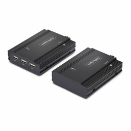 StarTech.com Extendeur KVM DisplayPort sur Fibre Optique, 4K 60Hz, Kit d'Extension de Console, Jusqu'à 300m (Multi-Mode) avec