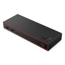 Lenovo ThinkPad USB4 Smart Dock 5500 with 135W Adapter Kabelgebunden Schwarz