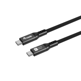 Equip 128441 câble USB USB4 Gen 4x2 1,2 m USB C 80 Gbit s 240 W Noir