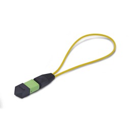 StarTech.com MPO Loopback-Stecker, Singlemode 9 125 MPO-12 männlicher Glasfaser Loopback-Adapter, MPO MTP-APC Teststecker, MPO