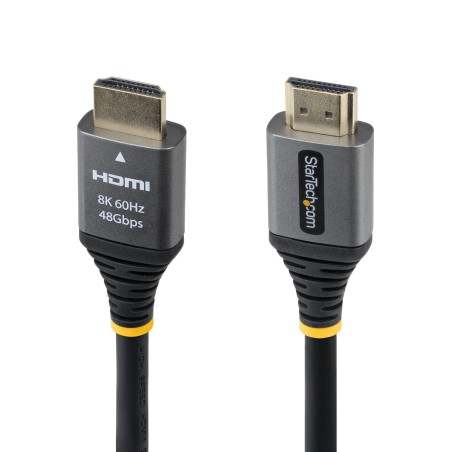 StarTech.com 30cm zertifiziertes Ultra High Speed HDMI Kabel, 8K 60Hz und 4K 120Hz, HDMI 2.1 Kabel mit HDR10+ und eARC, 48Gbps,