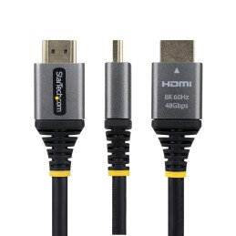 StarTech.com Cable HDMI 2.1 Certificado de Ultra Alta Velocidad de 0,3m - 8K 60Hz - 4K 120Hz - Cable HDMI 2.1 con HDR10+ eARC -