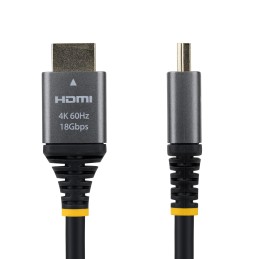 StarTech.com Cavo HDMI High Speed Premium Certificato da 1,5 m, HDMI 2.0, 4K 60Hz   1440p 144Hz, con HDR10 e ARC, Larghezza di