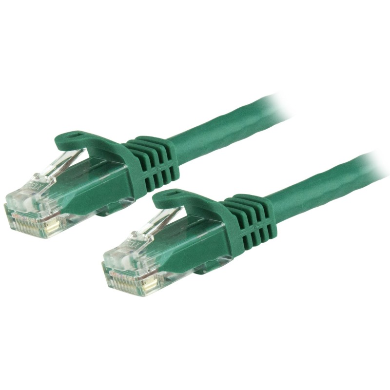 StarTech.com N6PATC15MGN networking cable Green 590.6" (15 m) Cat6 U UTP (UTP)