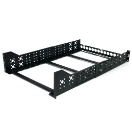 StarTech.com 3HE Universal Server Rackschienen - Feste Montageschienen - 19" Rackschienen mit einstellbarer Tiefe