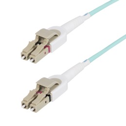 StarTech.com Câble Fibre Optique Commutable OM4 LC à LC (UPC) de 5m, Multimode 50 125µm, Câble Fibre Optique de 5m Multimode,
