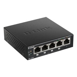 D-Link DGS-1005P E switch di rete Non gestito Gigabit Ethernet (10 100 1000) Supporto Power over Ethernet (PoE) Nero