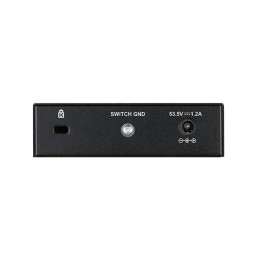 D-Link DGS-1005P E network switch Unmanaged Gigabit Ethernet (10 100 1000) Power over Ethernet (PoE) Black