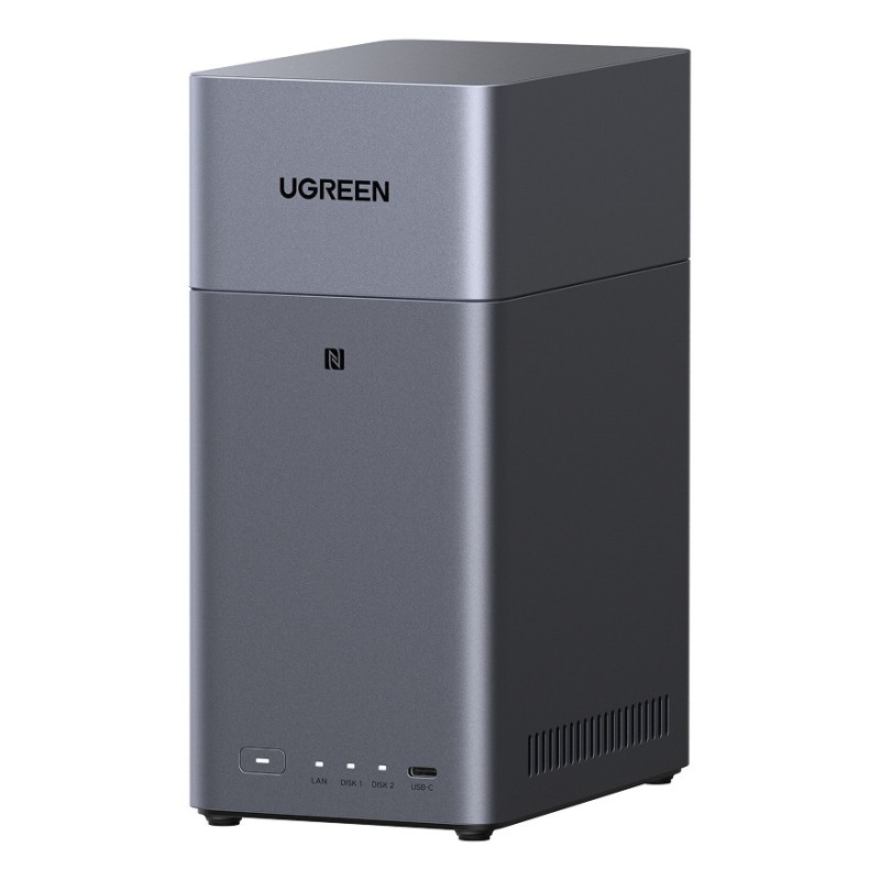 Ugreen DH2300 NAS Mini Tower 4 GB Grau
