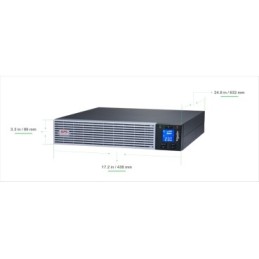 APC Easy UPS On-Line sistema de alimentación ininterrumpida (UPS) Doble conversión (en línea) 3 kVA 2700 W 6 salidas AC