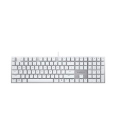 CHERRY KC 200 MX clavier Universel USB QWERTY Anglais Argent, Blanc