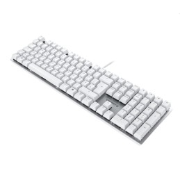 CHERRY KC 200 MX clavier Universel USB QWERTY Anglais Argent, Blanc