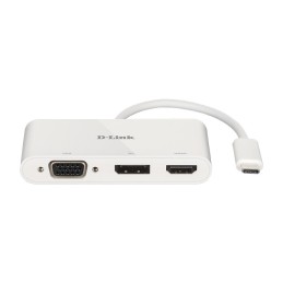D-Link DUB-V310 laptop dock port replicator Wired USB 3.2 Gen 1 (3.1 Gen 1) Type-C White