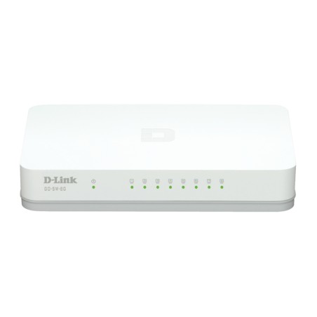 D-Link GO-SW-8G E Netzwerk-Switch Unmanaged Gigabit Ethernet (10 100 1000) Weiß