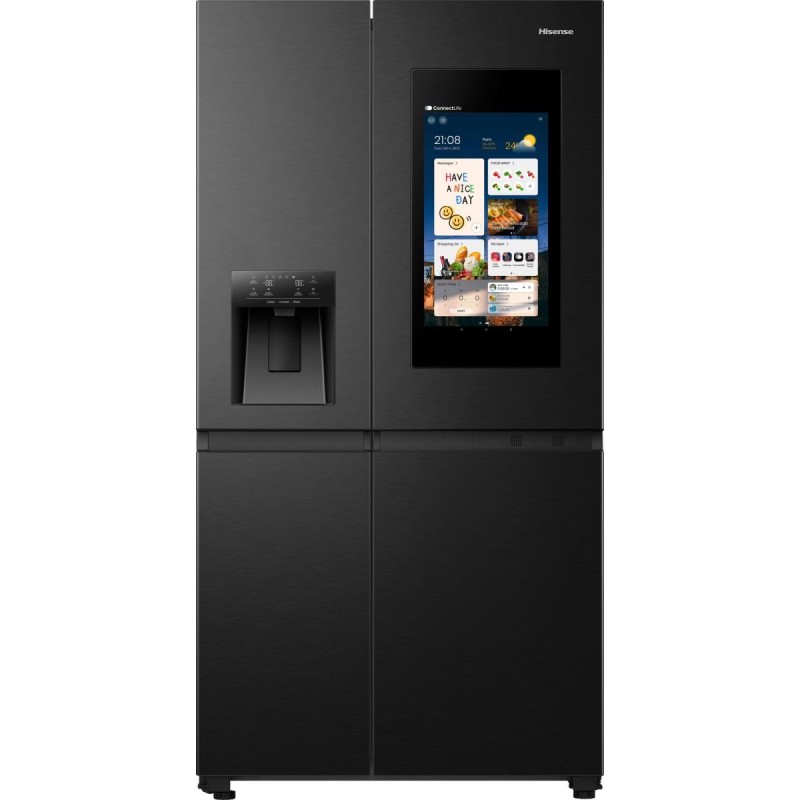 Hisense RS9P628GPFE nevera puerta lado a lado Independiente 614 L Negro