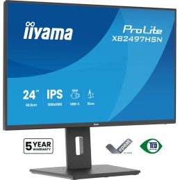 iiyama ProLite XB2497HSN-B1 pantalla para PC 60,5 cm (23.8") 1920 x 1080 Pixeles Full HD LED Negro