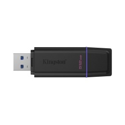 Kingston Technology DataTraveler 512GB Portable USB 3.2 Gen 1 Exodia Black Purple