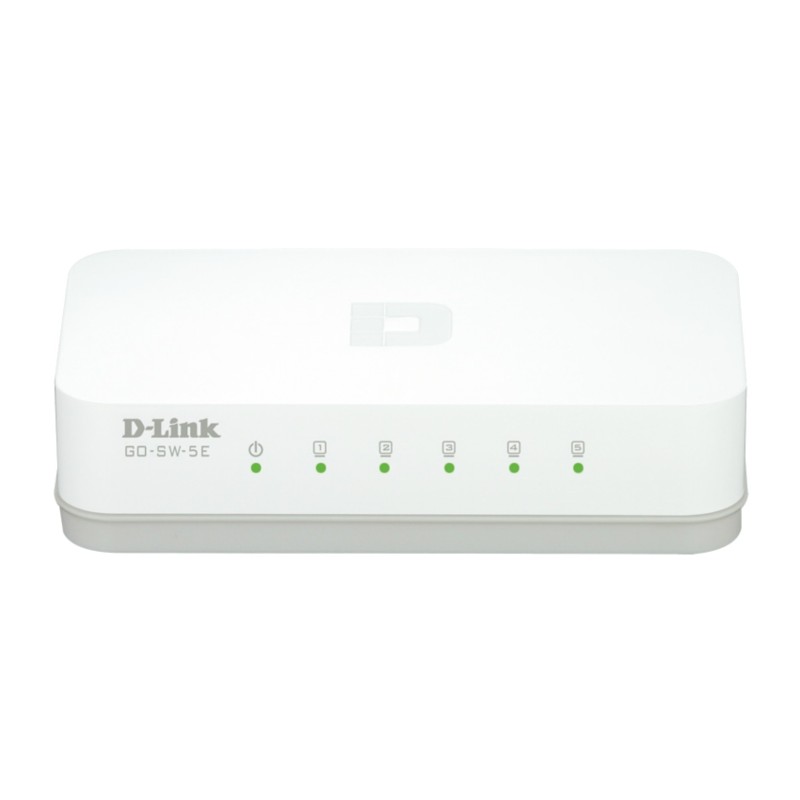 D-Link GO-SW-5E E Netzwerk-Switch Unmanaged Fast Ethernet (10 100) Weiß