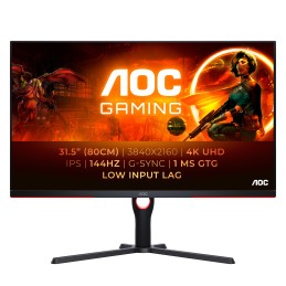 AOC G3 U32G3X BK computer monitor 31.5" 3840 x 2160 pixels 4K Ultra HD LED Black, Red