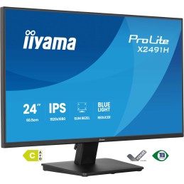 iiyama ProLite X2491H-B1 Computerbildschirm 60,5 cm (23.8") 1920 x 1080 Pixel Full HD LCD Schwarz