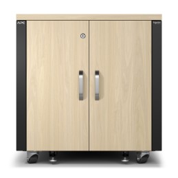 APC NetShelter Soundproof Serverschrank, 12HE, 110-240V, 783H x 750W x 1134D mm, Ahorn