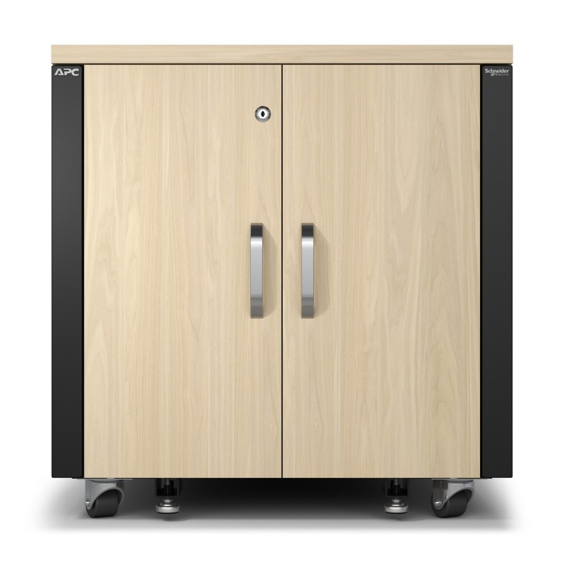 APC NetShelter Soundproof Serverschrank, 12HE, 110-240V, 783H x 750W x 1134D mm, Ahorn