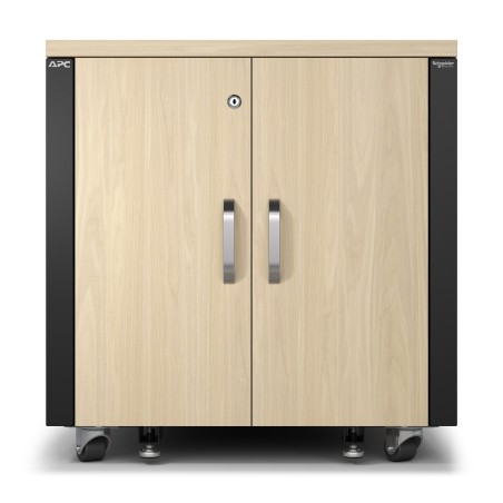 APC NetShelter Soundproof Serverschrank, 12HE, 110-240V, 783H x 750W x 1134D mm, Ahorn