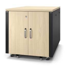 APC NetShelter Soundproof Serverschrank, 12HE, 110-240V, 783H x 750W x 1134D mm, Ahorn