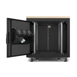 APC NetShelter Soundproof Serverschrank, 12HE, 110-240V, 783H x 750W x 1134D mm, Ahorn
