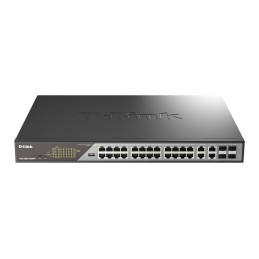 D-Link DSS-200G-28MPP commutateur réseau Géré L2 Gigabit Ethernet (10 100 1000) Connexion Ethernet, supportant l'alimentation