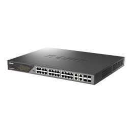 D-Link DSS-200G-28MPP switch Gestionado L2 Gigabit Ethernet (10 100 1000) Energía sobre Ethernet (PoE) 1U Gris