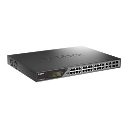 D-Link DSS-200G-28MPP network switch Managed L2 Gigabit Ethernet (10 100 1000) Power over Ethernet (PoE) 1U Gray