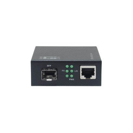 LevelOne GVM-2000 convertitore multimediale di rete 1000 Mbit s Nero