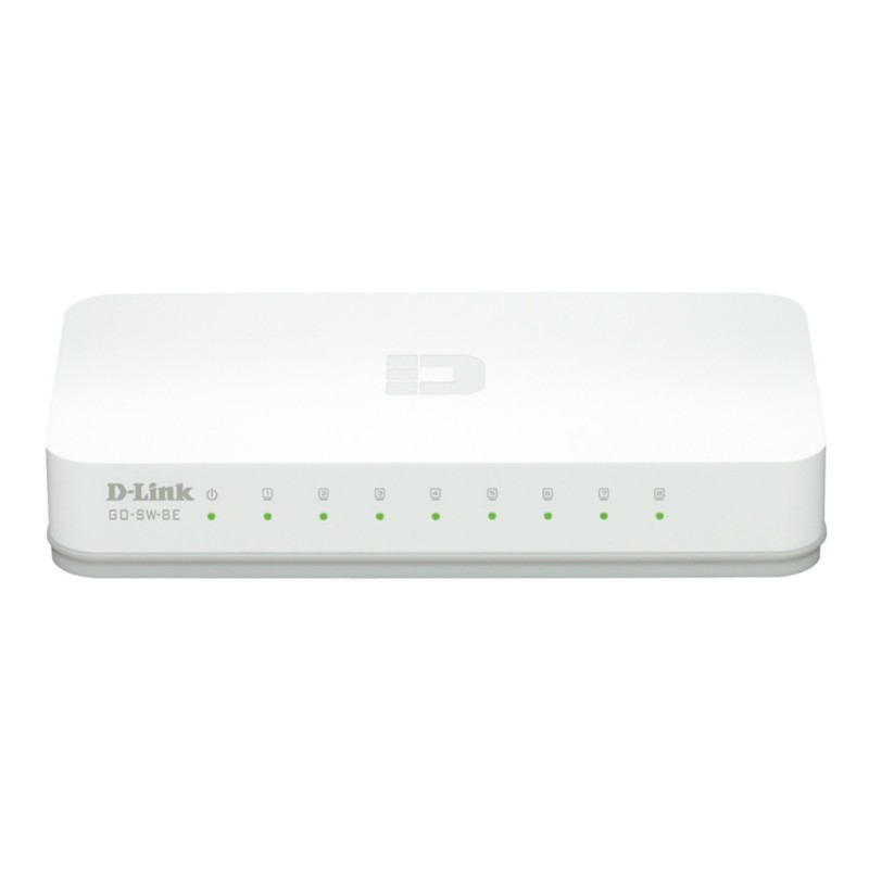 D-Link GO-SW-8E E network switch Unmanaged Fast Ethernet (10 100) White