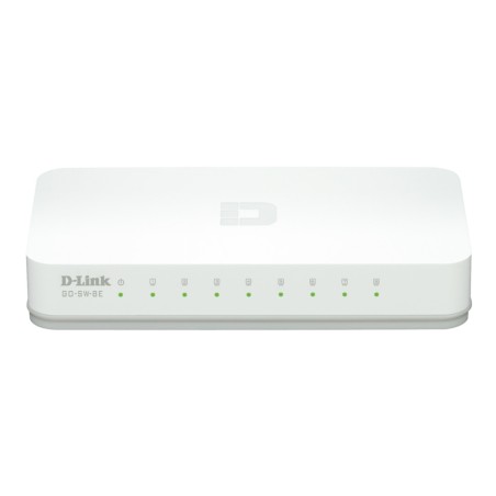 D-Link GO-SW-8E E network switch Unmanaged Fast Ethernet (10 100) White