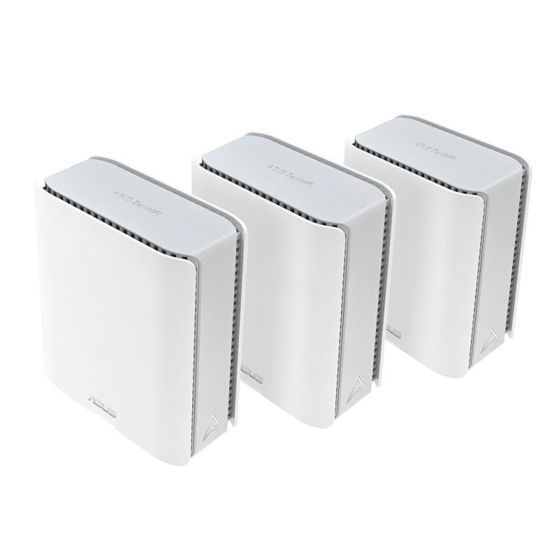 ASUS ZenWiFi BT10 – 3er Pack Weiß Tri-bande (2,4 GHz   5 GHz   6 GHz) Wi-Fi 7 (802.11be) Blanc 3 Interne