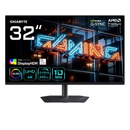 GIGABYTE MO32U24 computer monitor 31.5" 3840 x 2160 pixels 4K Ultra HD QD-OLED Black
