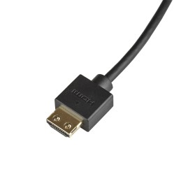 StarTech.com Câble HDMI 2.0 Fin de 2m, Câble HDMI Haute Vitesse 4K 60Hz avec Ethernet, Câble HDMI UHD, Classé CL2, Câble Cordon