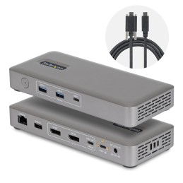 StarTech.com 208UE-USB4-DOCK laptop dock port replicator Wired Gray