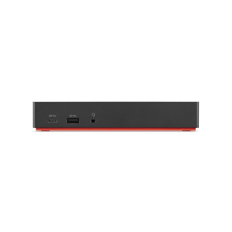 Lenovo 40AS0090EU laptop-dockingstation & portreplikator Kabelgebunden USB 3.2 Gen 1 (3.1 Gen 1) Type-C Schwarz