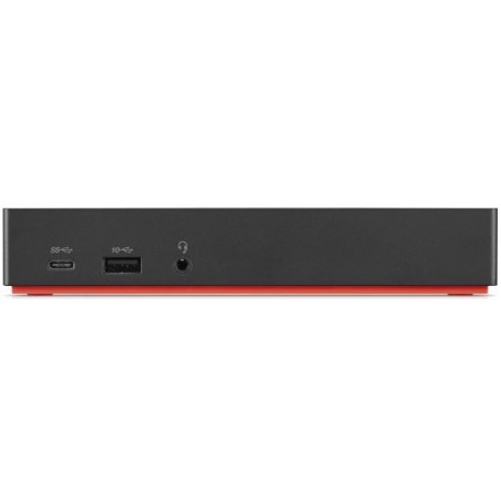 Lenovo 40AS0090EU station d'accueil Avec fil USB 3.2 Gen 1 (3.1 Gen 1) Type-C Noir